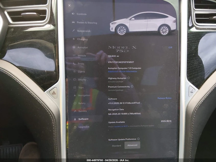 Tesla Model X 60D/70D/75D/90D, снимка 7 - Автомобили и джипове - 54906860