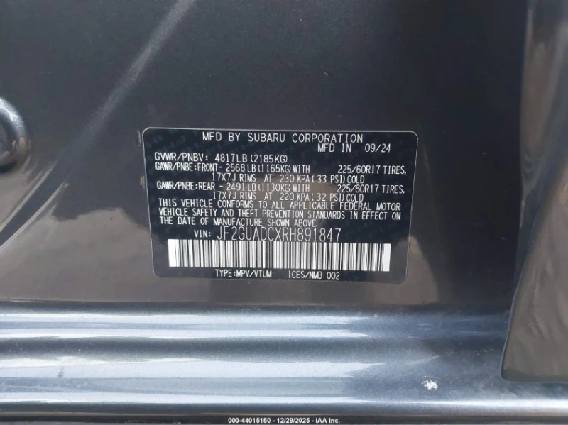 Subaru Crosstrek PREMIUM * КРАЙНА ЦЕНА* CARFAX* , снимка 9 - Автомобили и джипове - 53414252