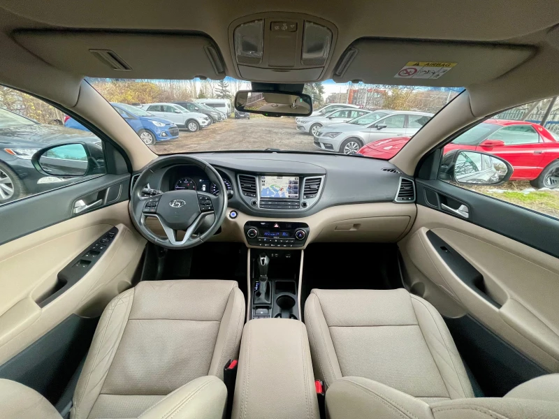 Hyundai Tucson 1.7CRDI, NAVI, AUTOMATIC, кожен салон, снимка 8 - Автомобили и джипове - 48067321