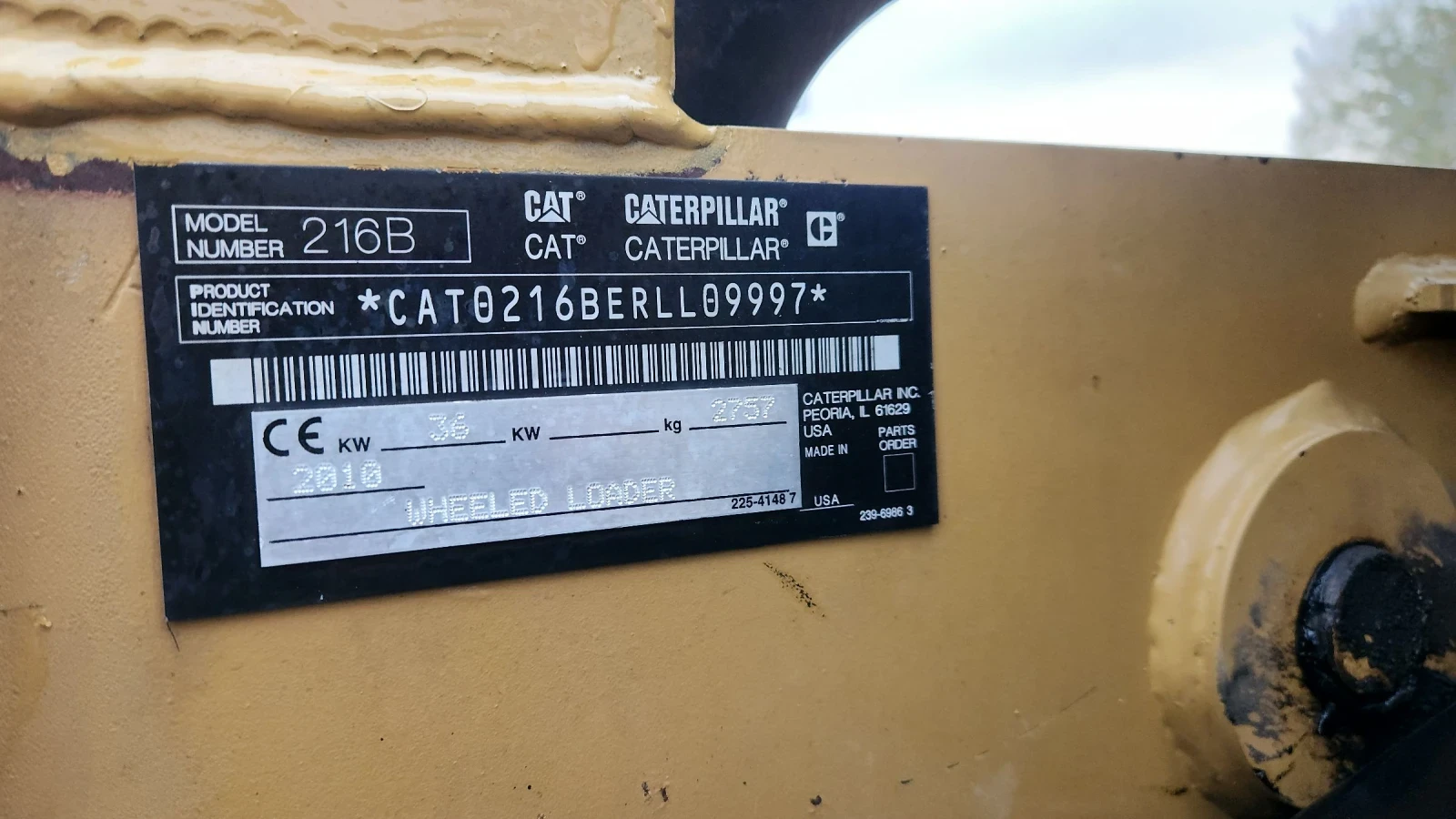 Мини челни товарачи Cat 216B3 ЗАТВОРЕН С ПАРНО  - изображение 10