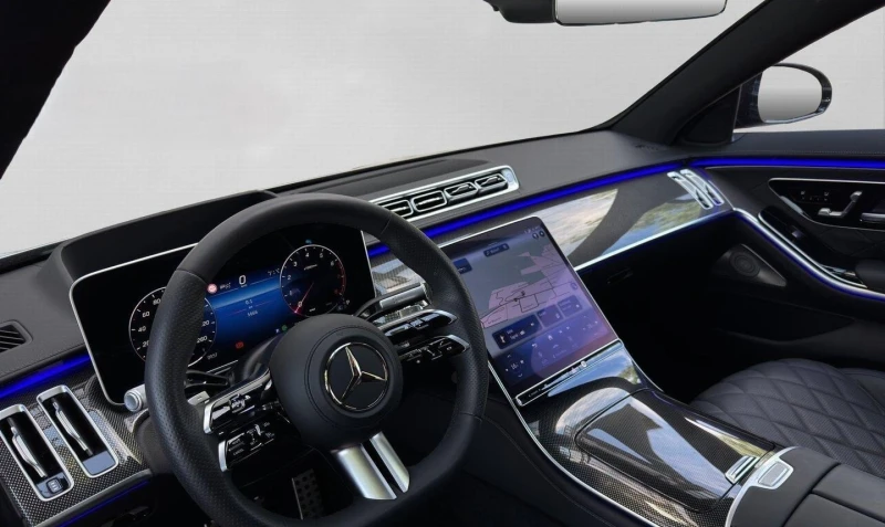 Mercedes-Benz S 580 4-MATIC LONG AMG LINE NIGHT BURMESTER PANO, снимка 10 - Автомобили и джипове - 51508891