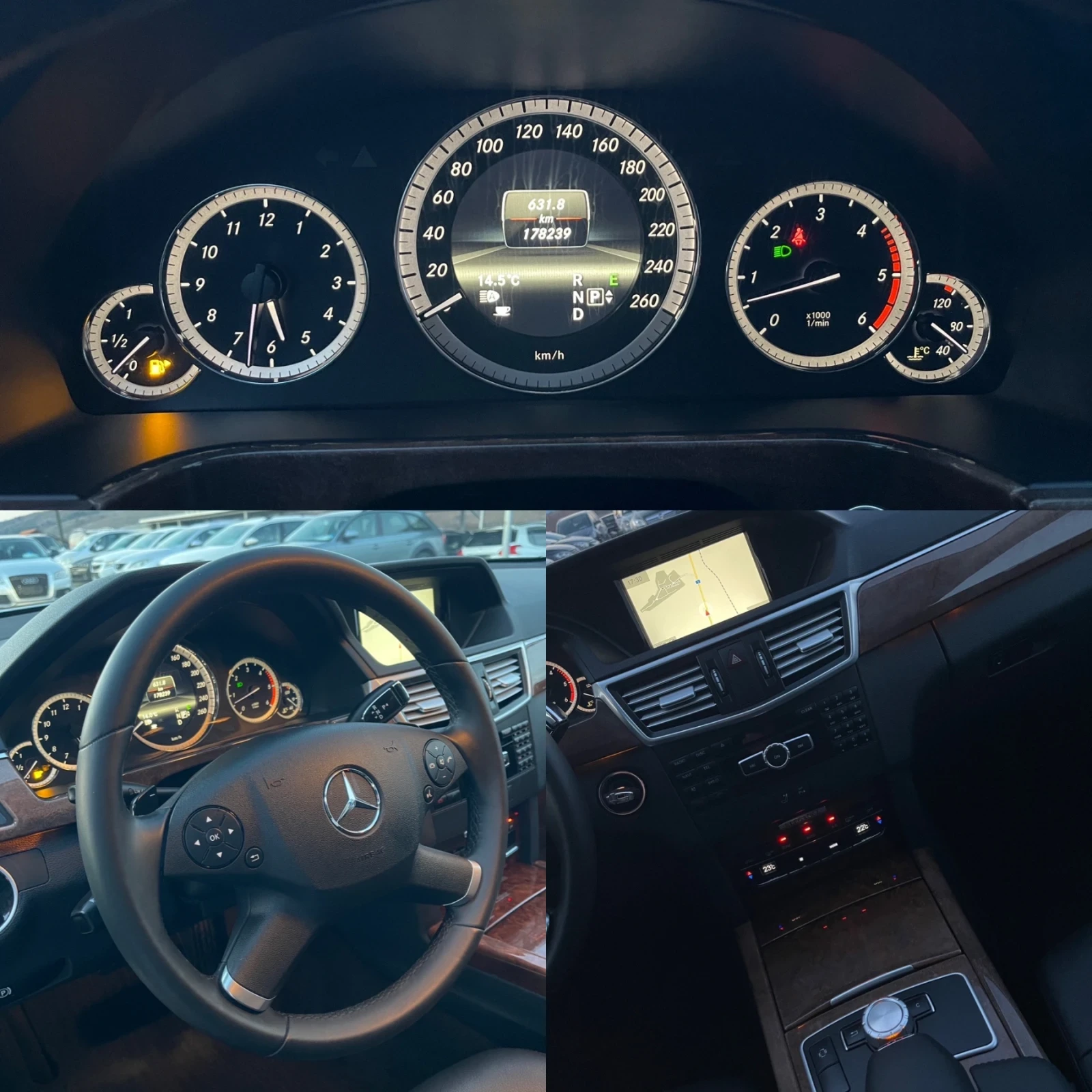 Mercedes-Benz E 350 4 Matik! 178K km!! UNIKAT!!!, снимка 11 - Автомобили и джипове - 53750916