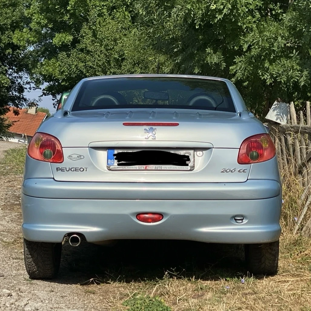 Peugeot 206 CC, снимка 2 - Автомобили и джипове - 53765579