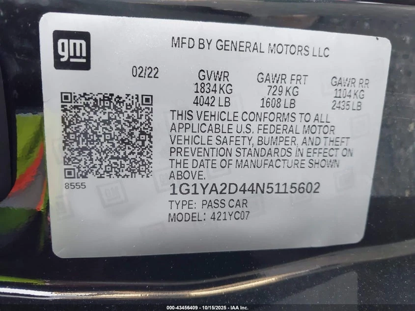 Chevrolet Corvette 6.2l Stingray Rwd 1Lt, снимка 9 - Автомобили и джипове - 53806243