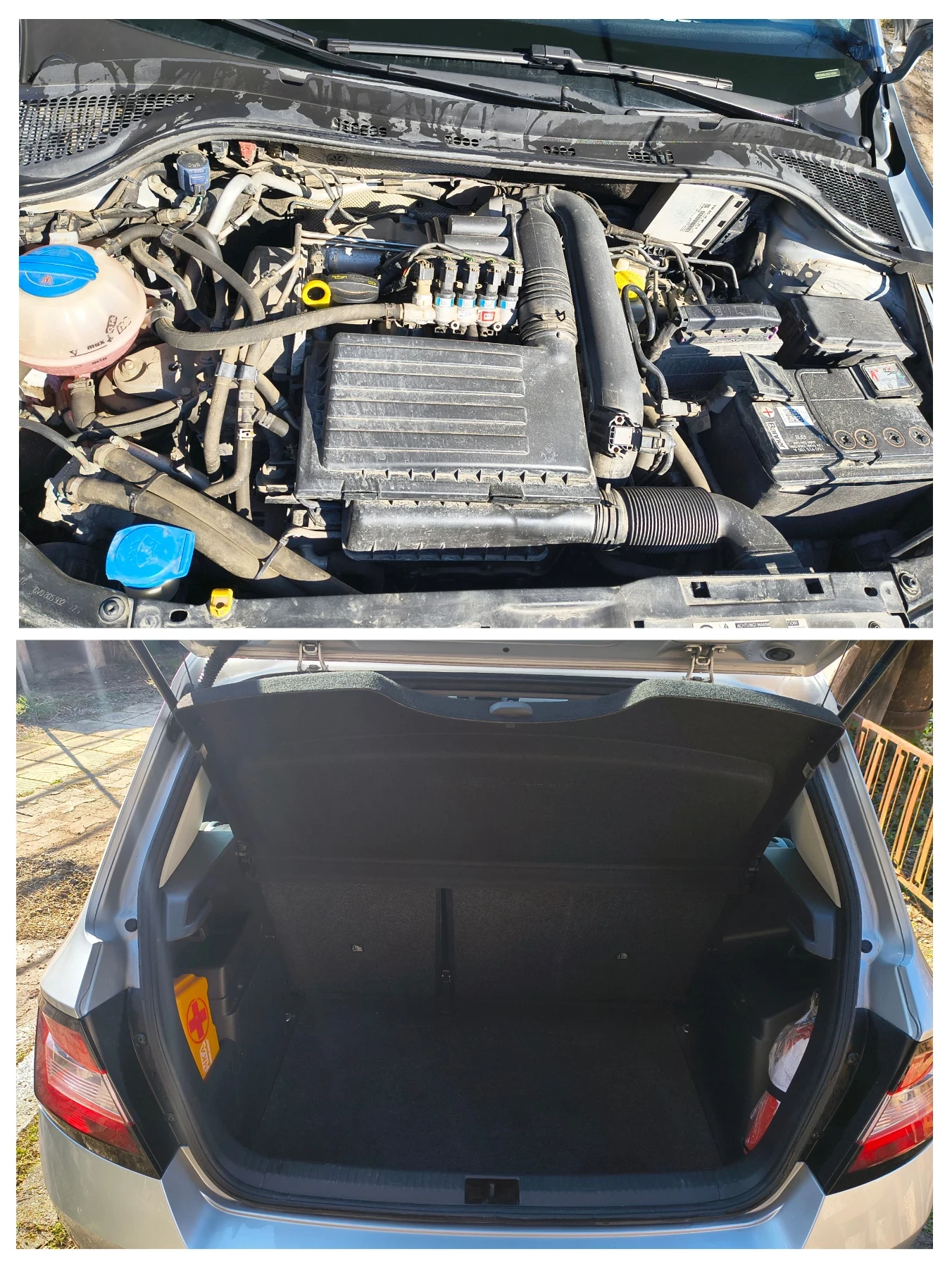 Skoda Fabia 1.2, 90 кс, бензин/газ, 4 цилиндъра, снимка 13 - Автомобили и джипове - 53893906