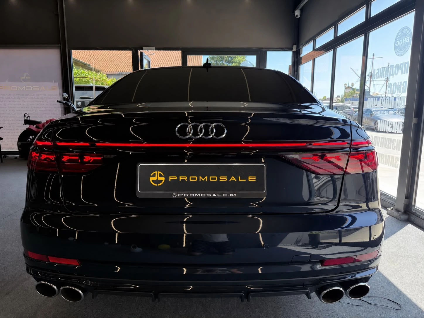 Audi S8 Quattro* V8* Full* Обдух* S-Line* ЛИЗИНГ , снимка 5 - Автомобили и джипове - 55459175