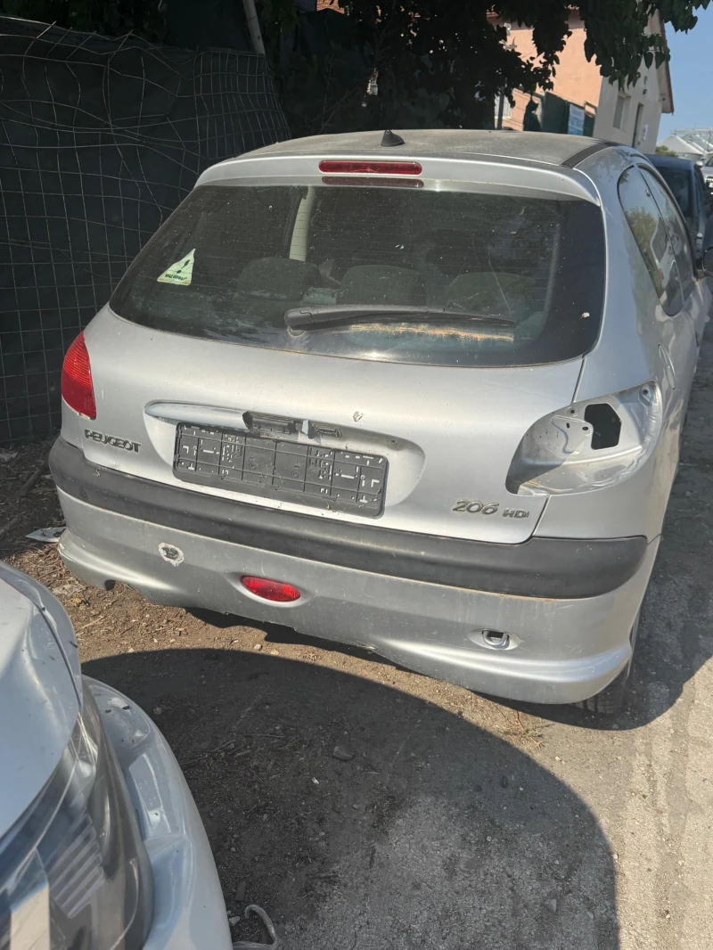 Peugeot 206 2.0hdi 90кс , снимка 8 - Автомобили и джипове - 50725003