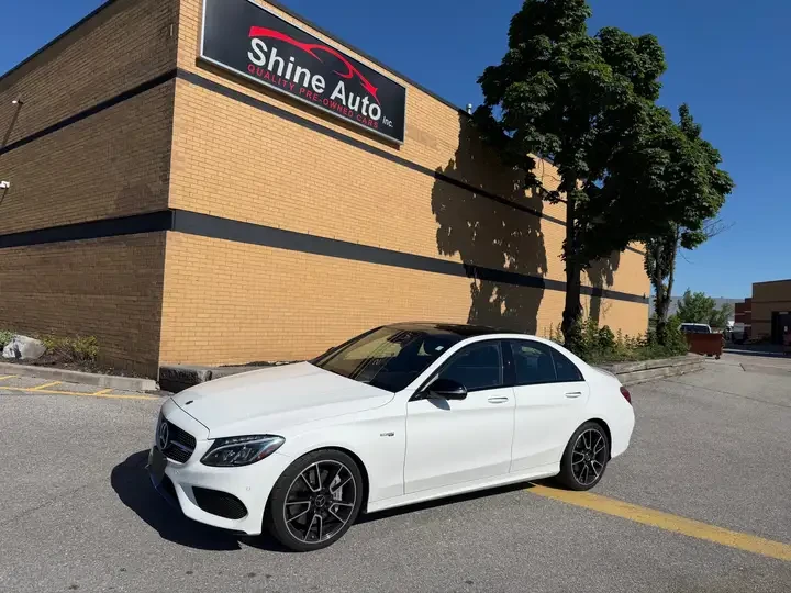 Mercedes-Benz C 43 AMG 4MATIC/AMG Sport Exhaust/ПАНОРАМА/1 СОБСТВЕНИК, снимка 2 - Автомобили и джипове - 55101601