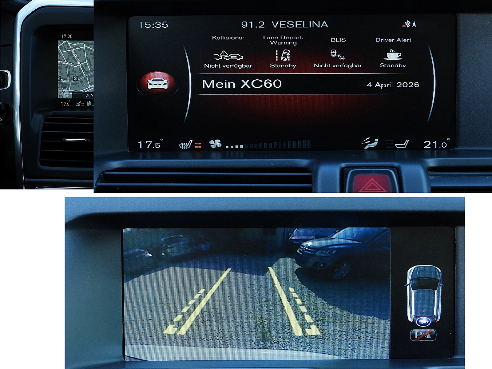 Volvo XC60 2.4/D5/205к.с/ШВЕЙЦАРИЯ-LUX/ДИСТРОНИК/BLISS/LANE , снимка 12 - Автомобили и джипове - 54095049