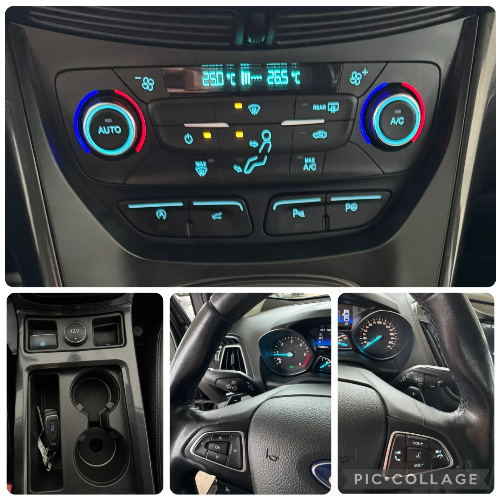 Ford Kuga 170000км Automatic 4x4 , снимка 10 - Автомобили и джипове - 56680276