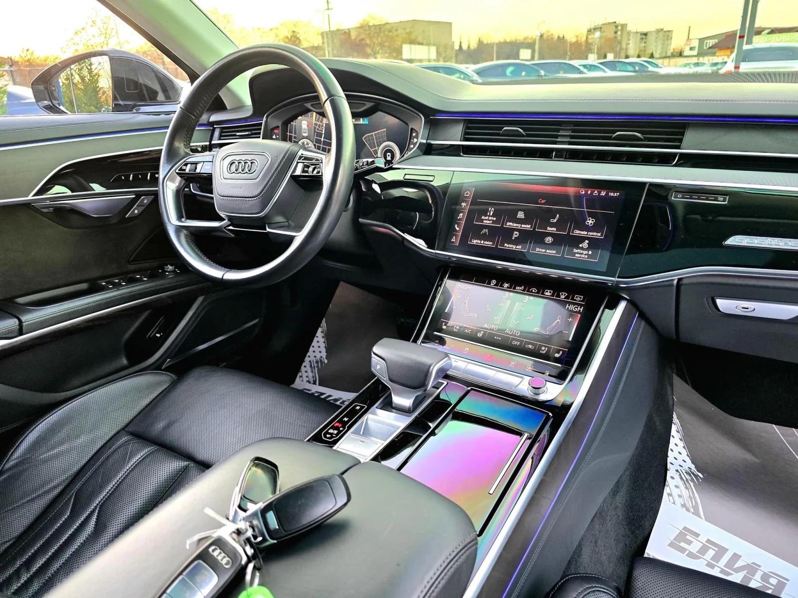 Audi A8 50TDI QUATTRO LONG 3XTV FULL SLINE  100% | Mobile.bg   16