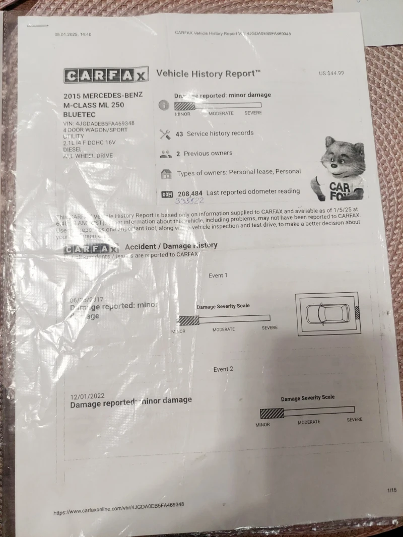 Mercedes-Benz ML 250, снимка 5 - Автомобили и джипове - 51944009