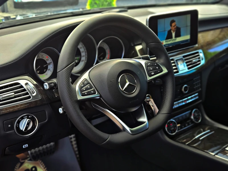 Mercedes-Benz CLS 400 AMG/4MAT/TV/GERMANY/DISTR/360CAM/ПОДГРЕВ/ОБДУХ/LIZ, снимка 10 - Автомобили и джипове - 52066251