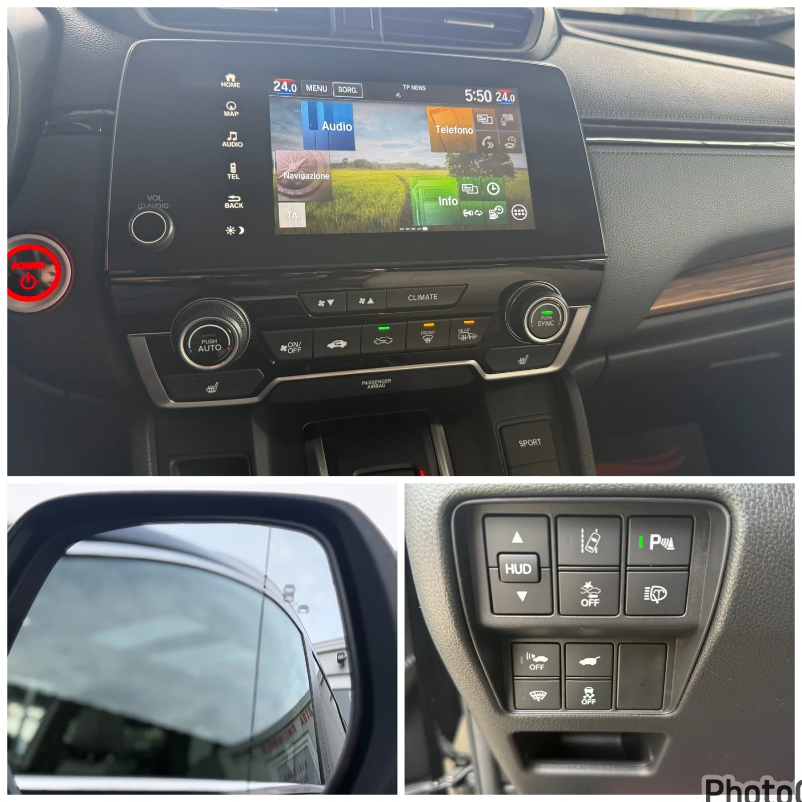 Honda Cr-v 2.0 HYBRID 215ps. AWD EXECUTIVE FULL OPTIONS, снимка 14 - Автомобили и джипове - 53684613