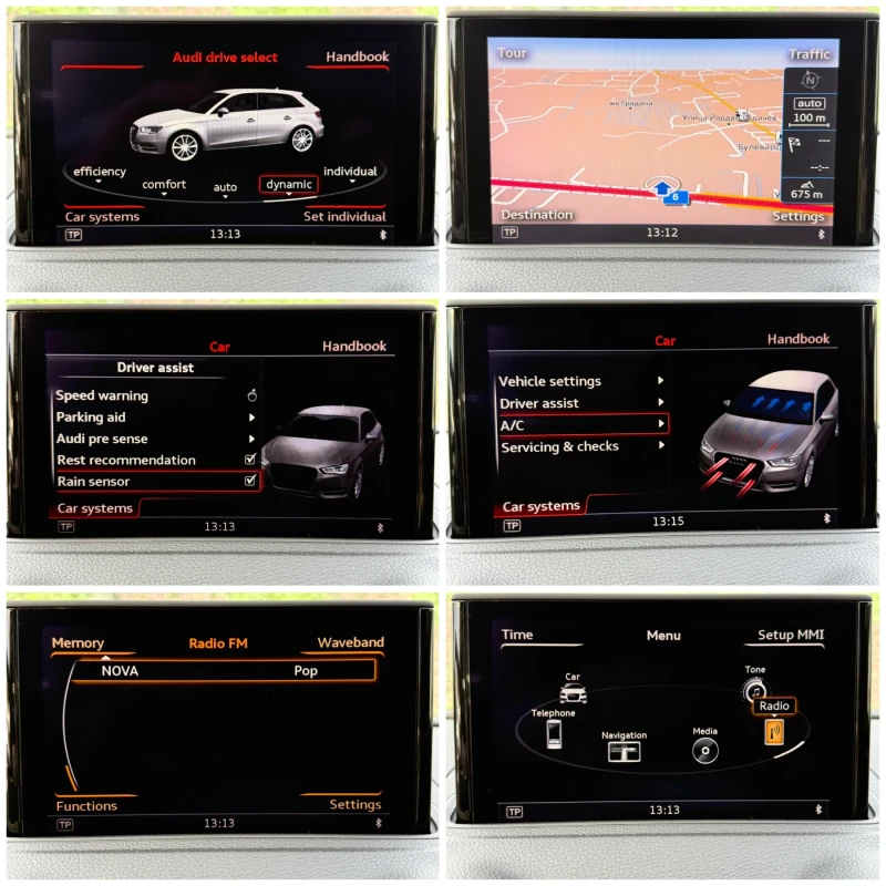 Audi A3 TGI/CNG МЕТАН/LED/NAVI/KEYLESS/СОБСТВЕН ЛИЗИНГ, снимка 12 - Автомобили и джипове - 52431267