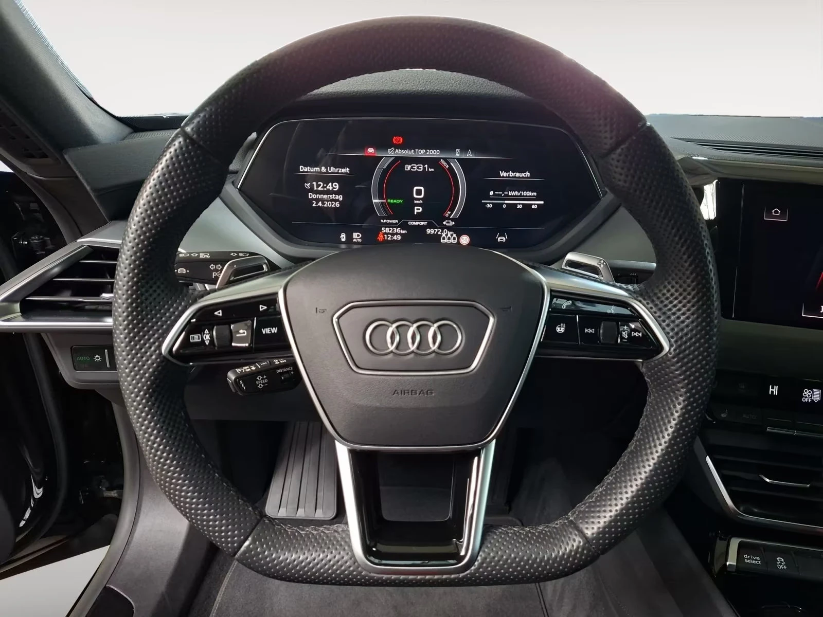 Audi E-Tron GT QUATTRO/476HP/360/MATRIX/HUD/PANO/ACC/294z, снимка 9 - Автомобили и джипове - 54147834