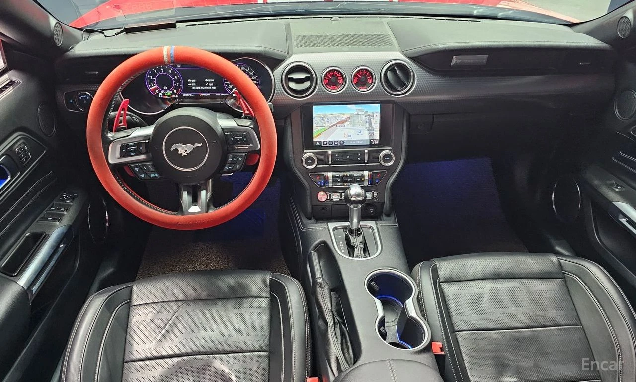 Ford Mustang 5.0 GT Face* DISTRONIC* КОЖА* ПОДГРЕВ* ОБДУХВАНЕ* , снимка 8 - Автомобили и джипове - 54997927