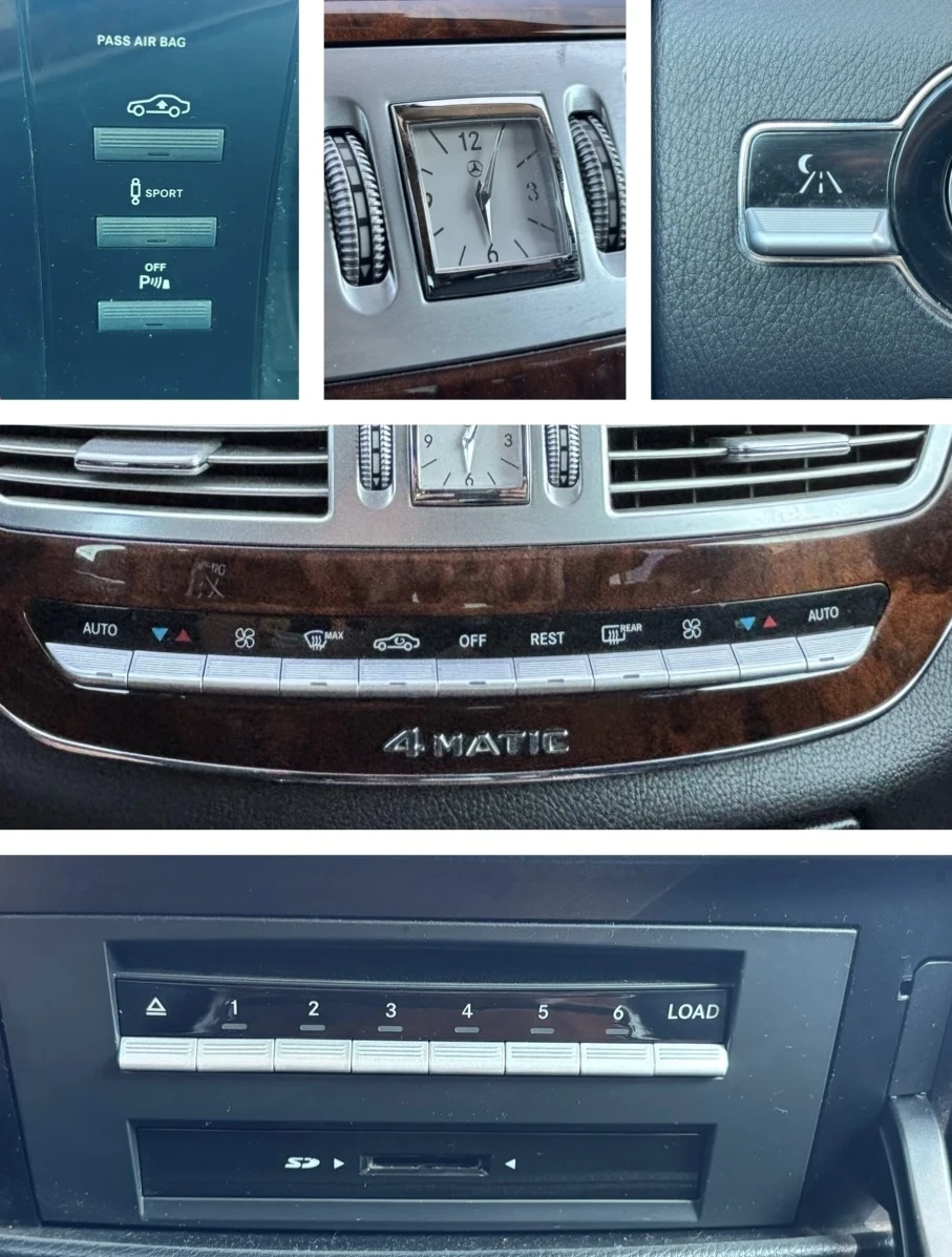 Mercedes-Benz S 350 FACE/4Х4/ПОДГРЕВ/ОБДУХВАНЕ/FULL MAXX, снимка 14 - Автомобили и джипове - 55231756