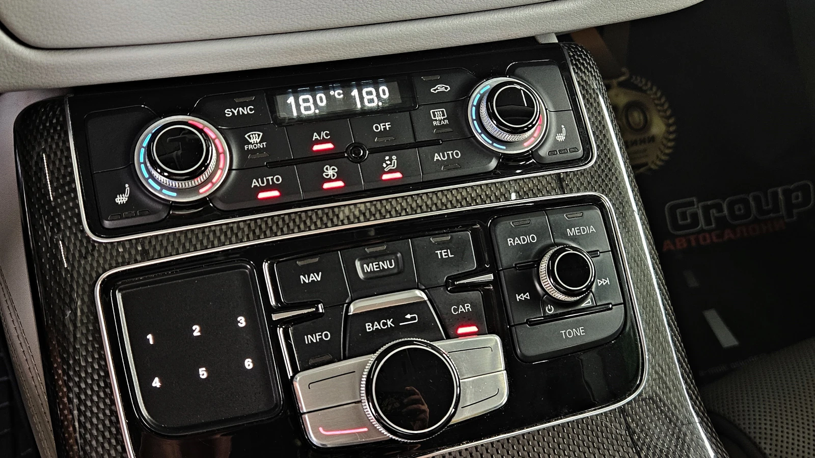 Audi A8 MATRIX/NARDO GREY/BOSE/CAMERA/ПОДГРЕВ/AMBIENT/LIZI, снимка 11 - Автомобили и джипове - 55715301