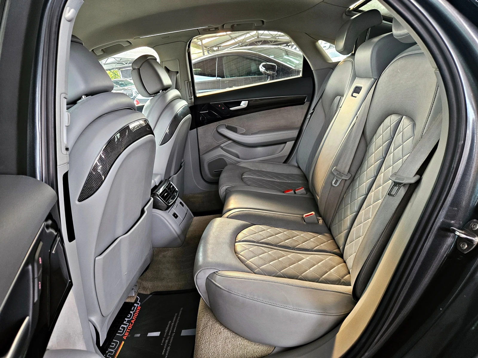 Audi A8 MATRIX/NARDO GREY/BOSE/CAMERA/ПОДГРЕВ/AMBIENT/LIZI, снимка 16 - Автомобили и джипове - 55715301