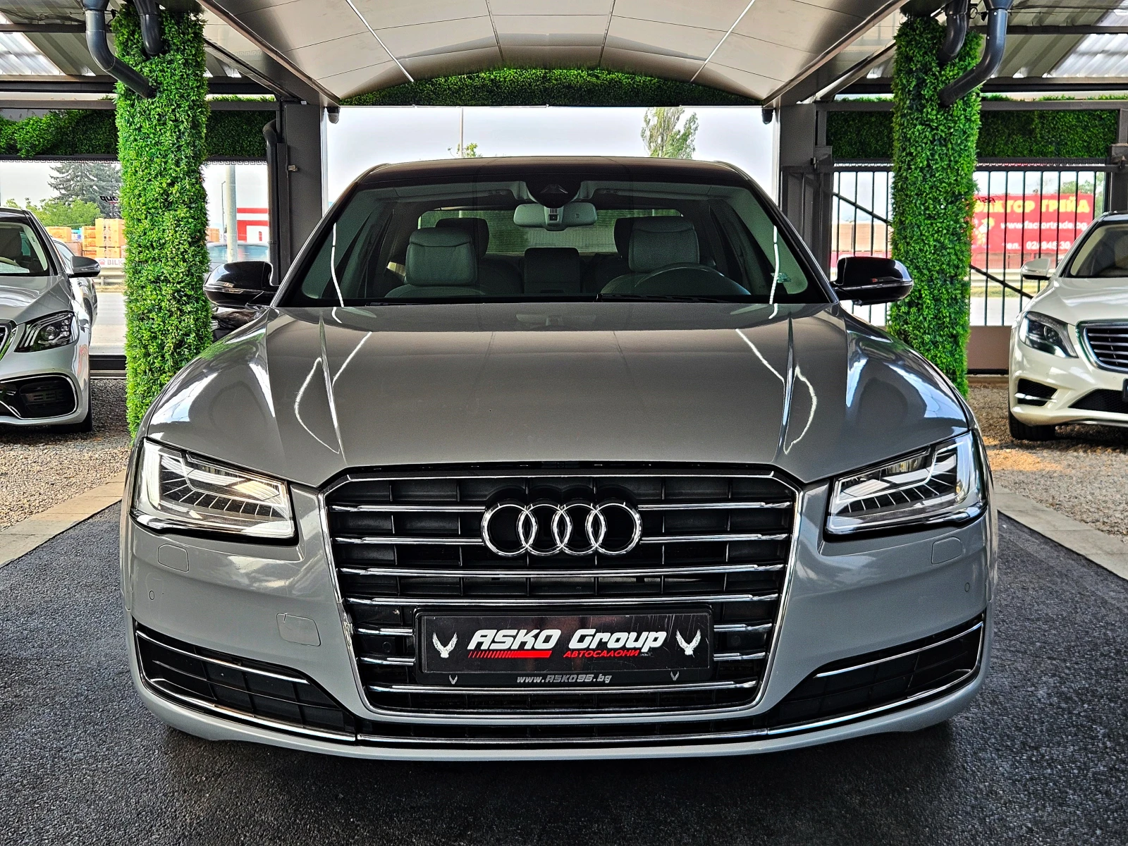 Audi A8 MATRIX/NARDO GREY/BOSE/CAMERA/ПОДГРЕВ/AMBIENT/LIZI, снимка 2 - Автомобили и джипове - 55715301