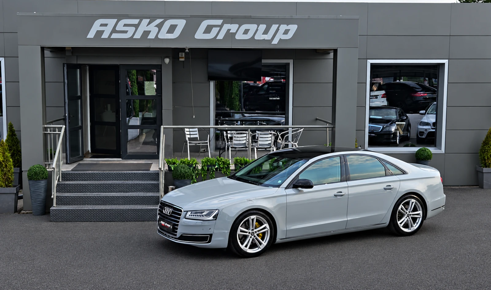 Audi A8 MATRIX/NARDO GREY/BOSE/CAMERA/ПОДГРЕВ/AMBIENT/LIZI, снимка 17 - Автомобили и джипове - 55715301