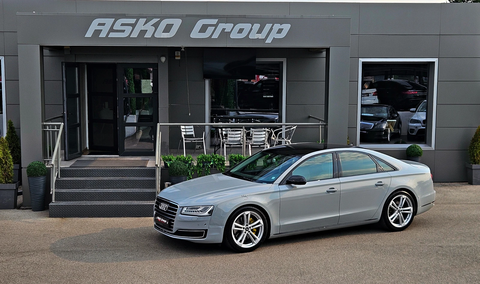Audi A8 MATRIX/NARDO GREY/BOSE/CAMERA/ПОДГРЕВ/AMBIENT/LIZI, снимка 17 - Автомобили и джипове - 55715301