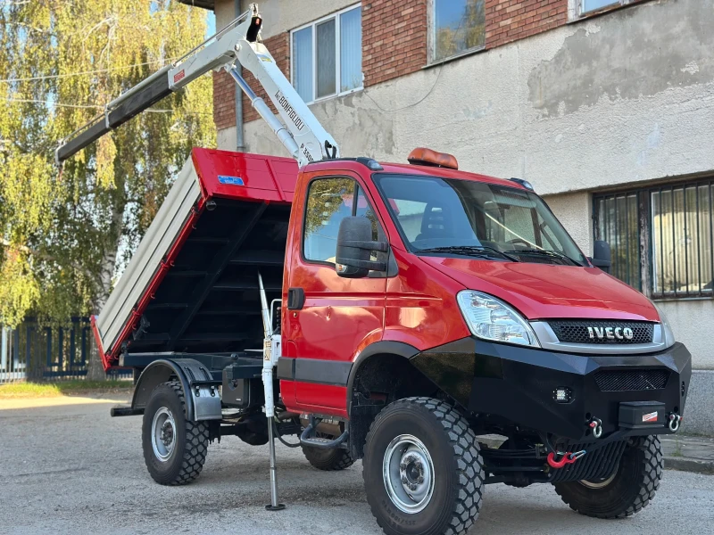 Iveco Daily 4x4, Нов внос , Самосвал с кран , 4х4, снимка 1 - Камиони - 47701690