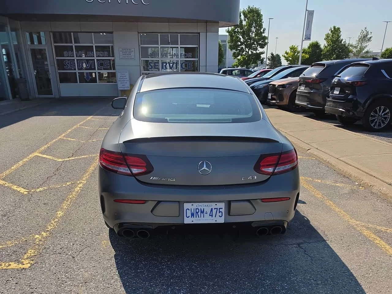 Mercedes-Benz C 43 AMG | CARFAX | БЕЗ ПЪРВОНАЧАЛНА ВНОСКА, снимка 4 - Автомобили и джипове - 55187617