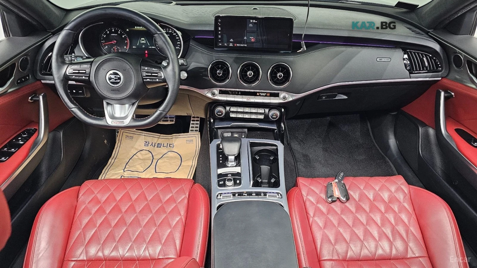 Kia Stinger 3.3T* GT* AWD* Masters* ПОДГРЕВ* ОБДУХВАНЕ* ПАНО* , снимка 7 - Автомобили и джипове - 55832846