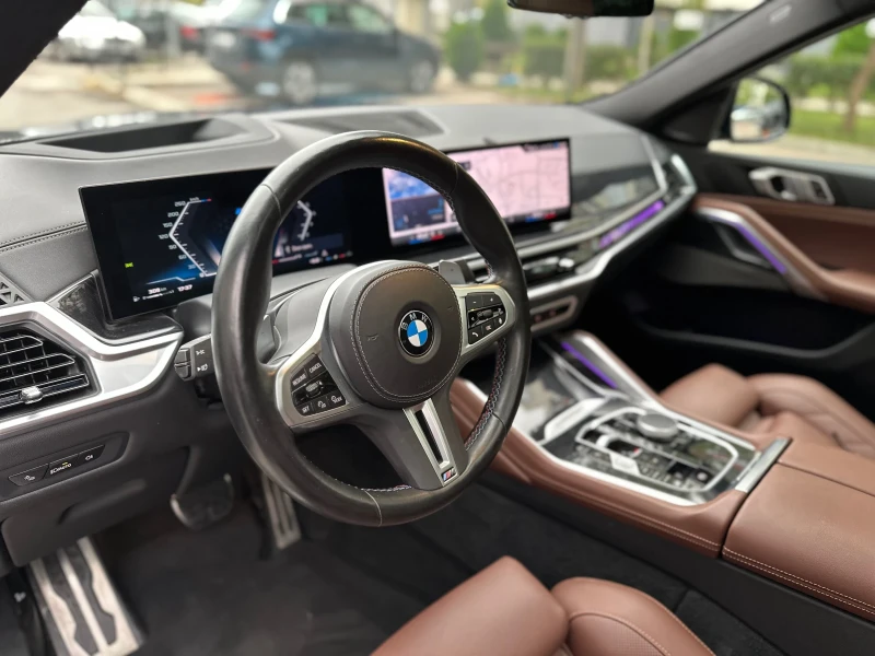 BMW X6 M60I * DISTRONIC * AMBIENT * LASER * 360 * H&K, снимка 9 - Автомобили и джипове - 52543052