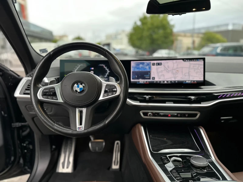 BMW X6 M60I * DISTRONIC * AMBIENT * LASER * 360 * H&K, снимка 11 - Автомобили и джипове - 52543052