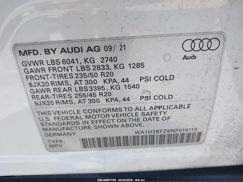 Audi Q4 E-Tron Premium Plus 50 Quattro, снимка 9 - Автомобили и джипове - 54769848