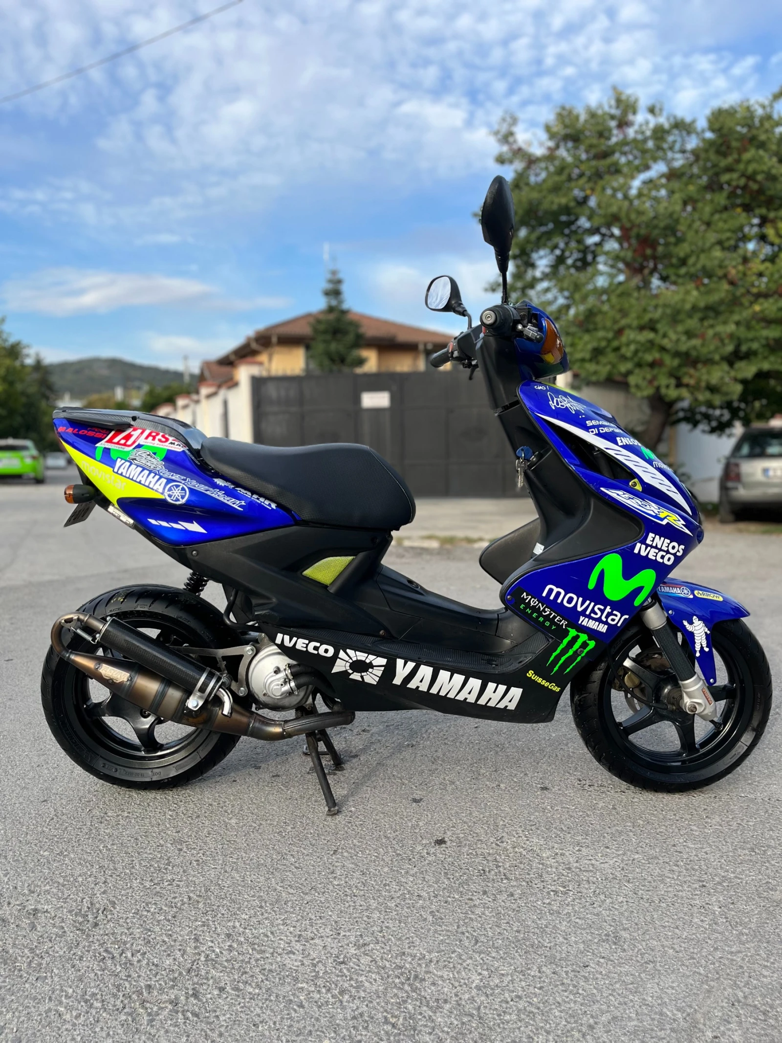 Yamaha Aerox 50cc (кит 70cc), снимка 7 - Мотоциклети и мототехника - 56431661