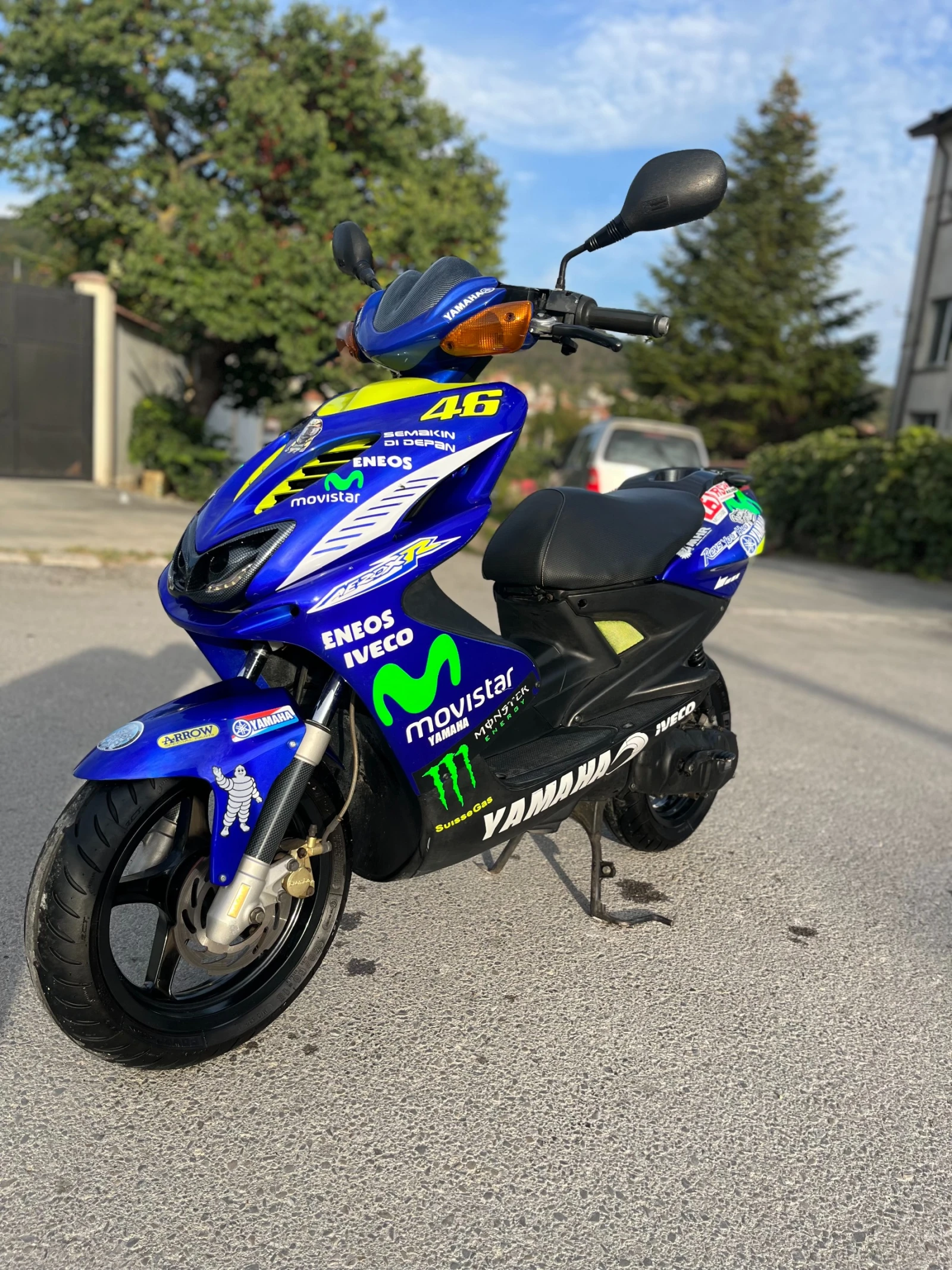 Yamaha Aerox 50cc (кит 70cc), снимка 14 - Мотоциклети и мототехника - 56431661