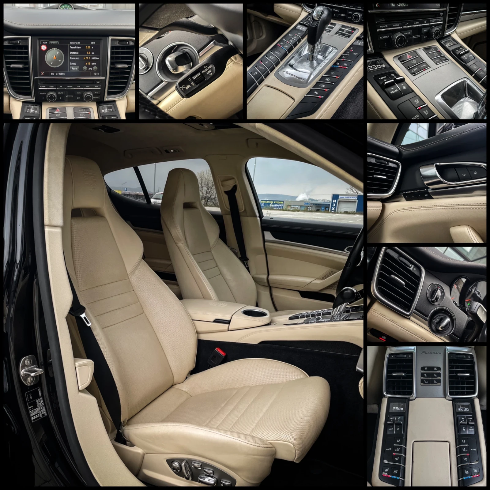 Porsche Panamera TURBO S FACE/CERAMIC/CAM360/BURMESTER/ASSIST/FULL - изображение 8