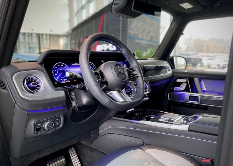 Mercedes-Benz G 580 EDITION-ONE/587HP/360/NAVI/AMBI/BLACK/324vpr, снимка 7 - Автомобили и джипове - 50084625