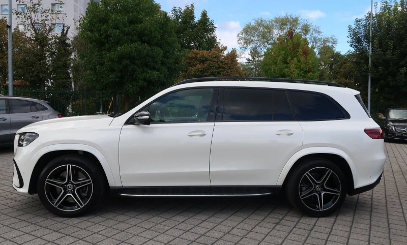 Mercedes-Benz GLS 450 d/AMG/4MATIC/NIGHT/PANO/BURMESTER/AIRMATIC/HEAD UP, снимка 4 - Автомобили и джипове - 47614459