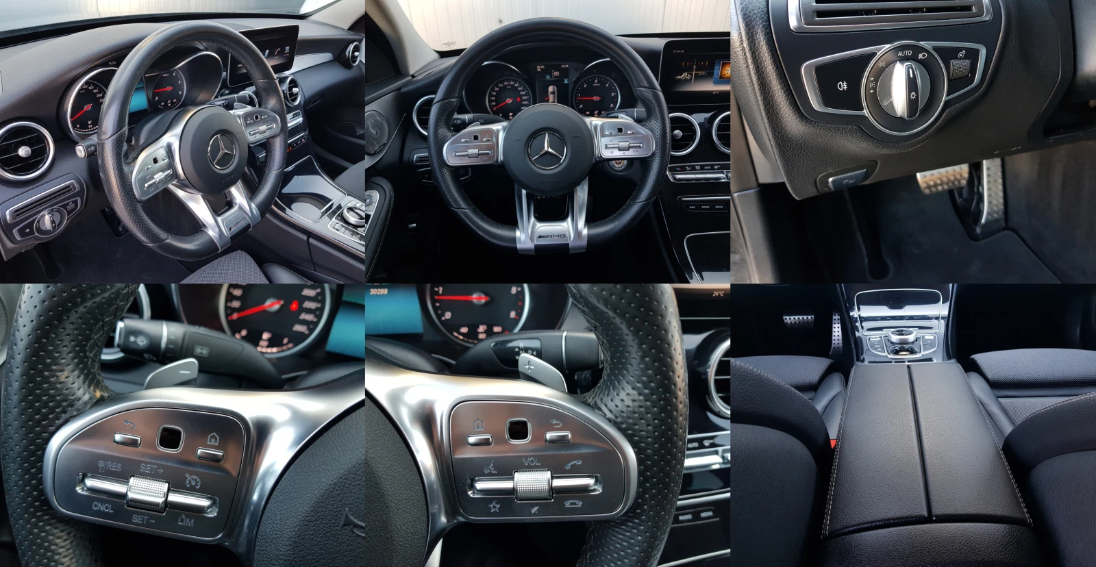 Mercedes-Benz C 200 D OM654 AMG FACELIFT 30 288 KM ! EURO 6D, снимка 14 - Автомобили и джипове - 53782000