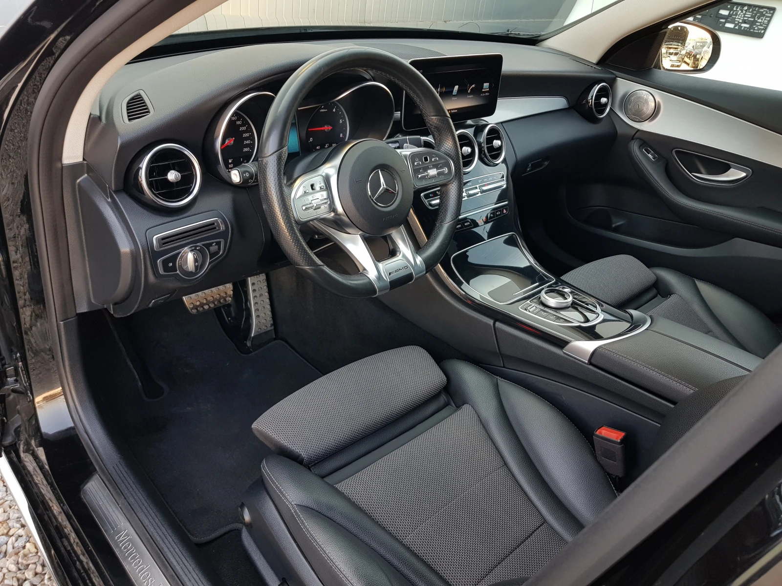 Mercedes-Benz C 200 D OM654 AMG FACELIFT 30 288 KM ! EURO 6D, снимка 8 - Автомобили и джипове - 53782000