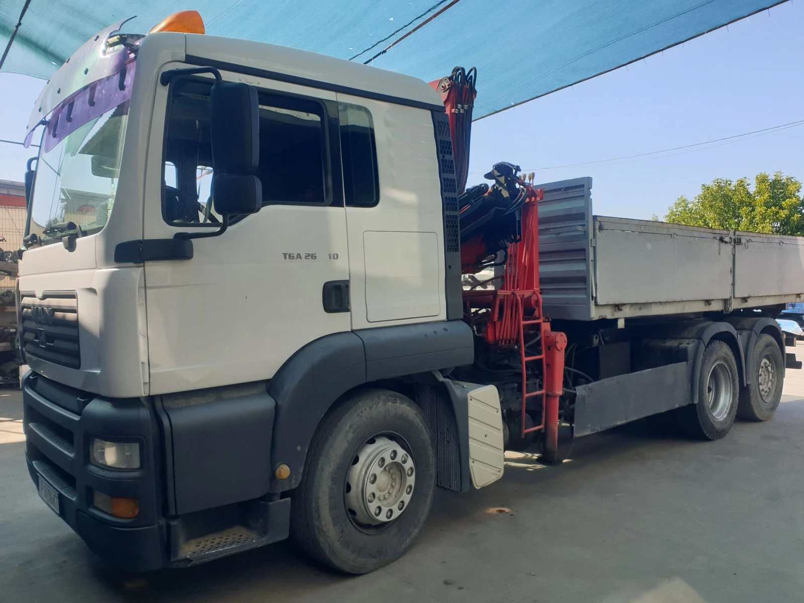 Man 26.414 ТРИСТРАНЕН САМОСВАЛ + КРАН - изображение 6