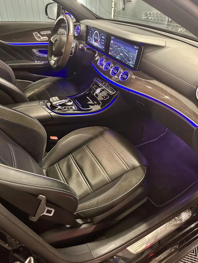 Mercedes-Benz E 63 AMG S/ГАРАНЦИЯ/3DBURM/CARBON/FULL/OPCION/SWAROVSKI/50D, снимка 11 - Автомобили и джипове - 52164902