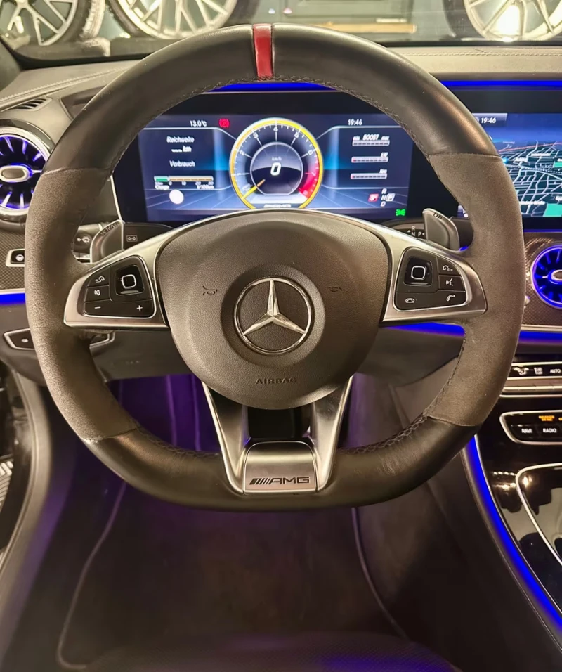 Mercedes-Benz E 63 AMG S/ГАРАНЦИЯ/3DBURM/CARBON/FULL/OPCION/SWAROVSKI/50D, снимка 14 - Автомобили и джипове - 52164902