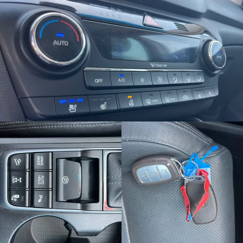 Hyundai Tucson Кожа, подгрев, вентилация, панорама, фул, снимка 15 - Автомобили и джипове - 51607004