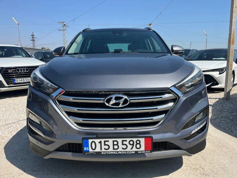 Hyundai Tucson Кожа, подгрев, вентилация, панорама, фул, снимка 2 - Автомобили и джипове - 51607004