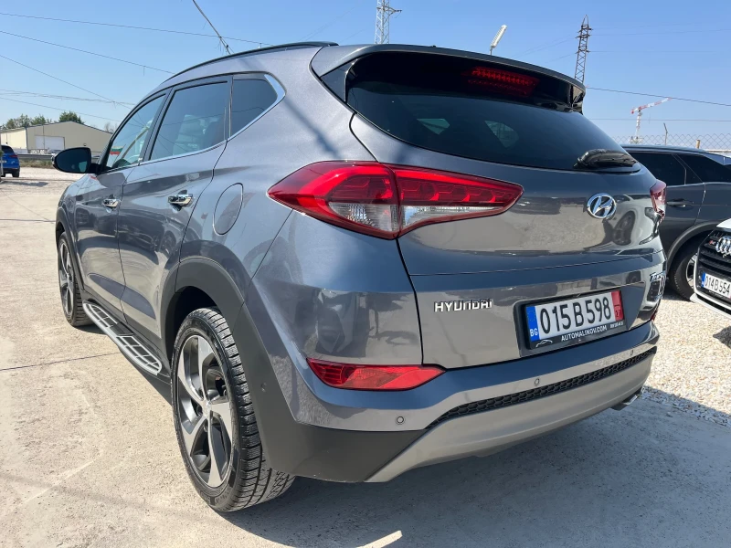 Hyundai Tucson Кожа, подгрев, вентилация, панорама, фул, снимка 6 - Автомобили и джипове - 51607004