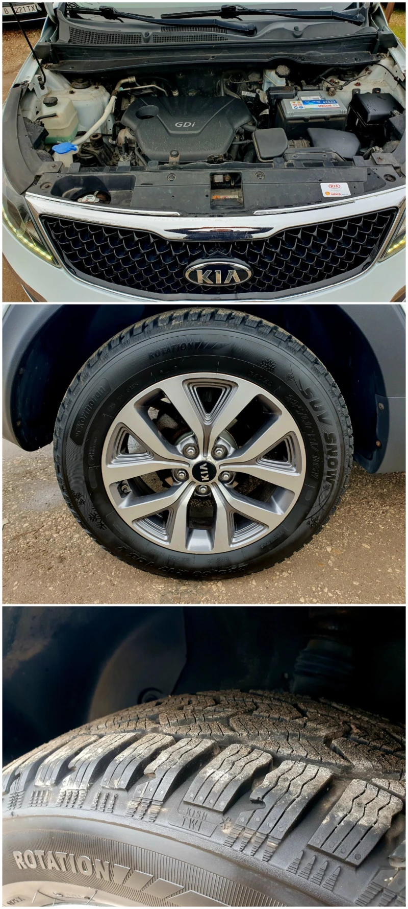 Kia Sportage 1.6i КАМЕРА LED NAVI ПОДГРЕВ НОВИ ЗИМНИ ГУМИ, снимка 17 - Автомобили и джипове - 53211929