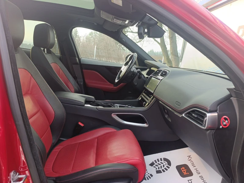 Jaguar F-PACE 3.0d AWD R-SPORT/MERIDIAN/NAVI, снимка 11 - Автомобили и джипове - 53361090