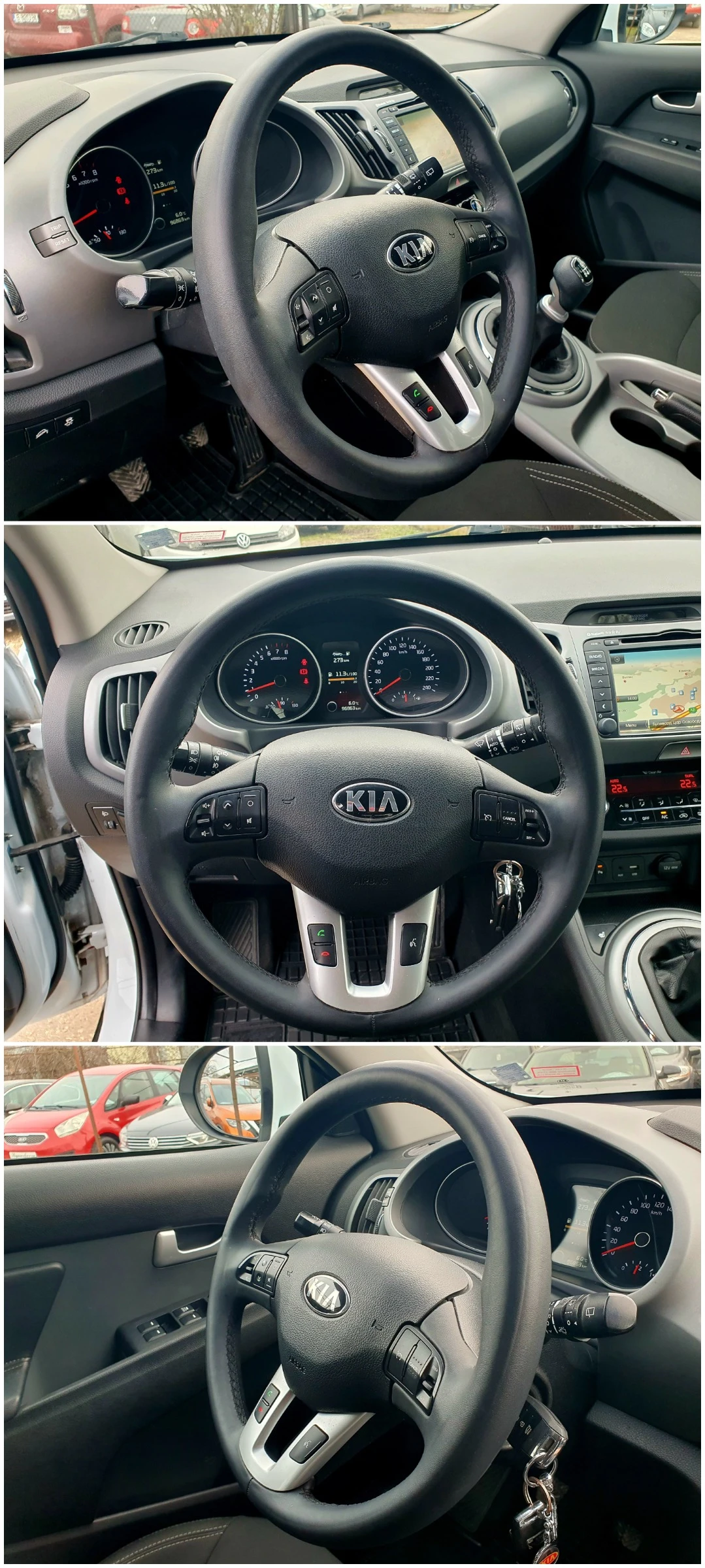 Kia Sportage 1.6i КАМЕРА LED NAVI ПОДГРЕВ НОВИ ЗИМНИ ГУМИ - изображение 10