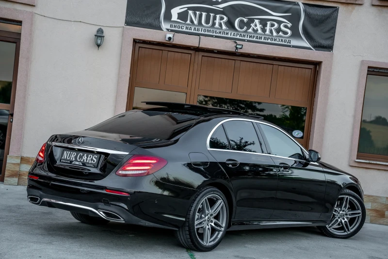 Mercedes-Benz E 220 AMG/9G-TRONIC/DISTRONIC/PANORAMA/360CAMERA/DIGITAL, снимка 5 - Автомобили и джипове - 51132116
